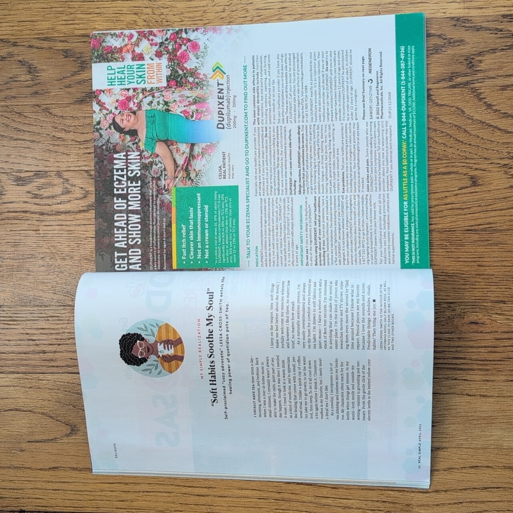 Real Simple Magazine April 2022 Calm & Clean For Spring - Picture 5 of 16